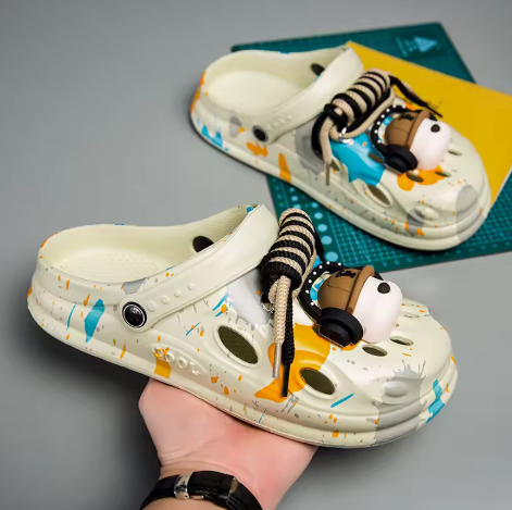 BearBlock Splatter Clogs — Bear-Charm City Clogs
