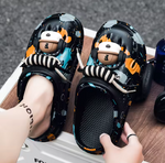 BearBlock Splatter Clogs — Bear-Charm City Clogs